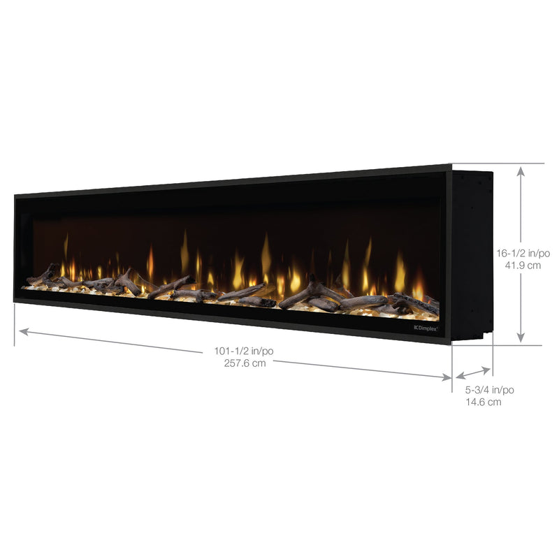 Load image into Gallery viewer, Ignite Evolve 100" Linear Electric Fireplace
