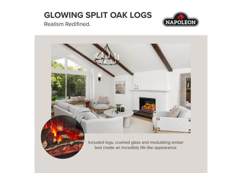 Load image into Gallery viewer, Rosedale™ Electric 2 Napoleon Fireplace
