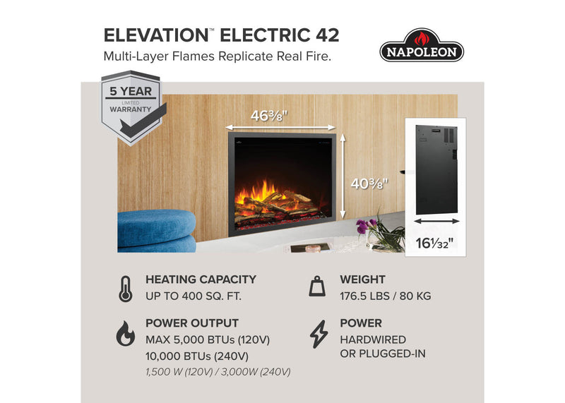 Load image into Gallery viewer, Napoleon Elevation Electric 42
