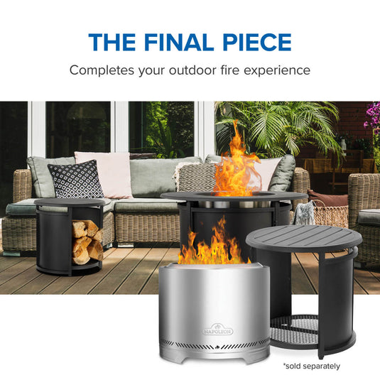 Round Fire Pit Table Surround