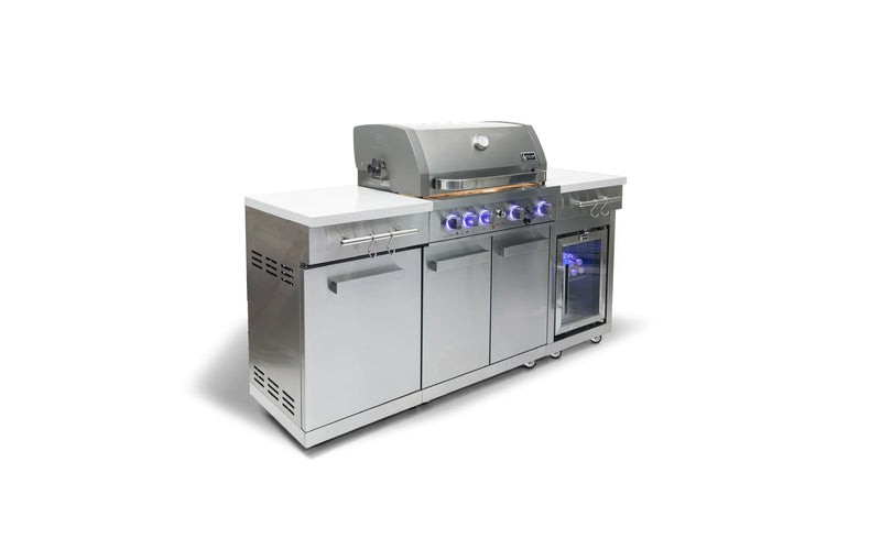 Load image into Gallery viewer, Mont Alpi 957 Stainless Steel Compact Outdoor Kitchen and Fridge
