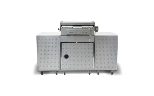 Mont Alpi 957 Stainless Steel Compact Outdoor Kitchen and Fridge