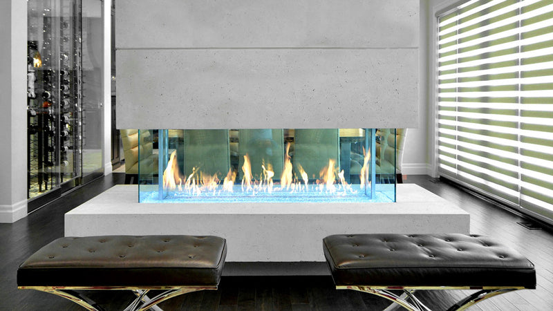 Load image into Gallery viewer, Island Linear Gas Fireplace

