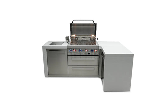 Mont Alpi 400 Deluxe Island with a 90 Degree Corner
