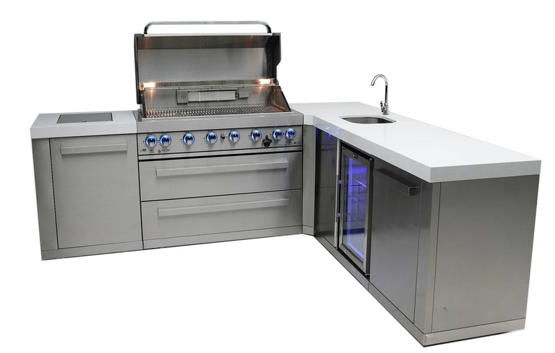 Load image into Gallery viewer, Mont Alpi 805 Island with a 90 Degree Corner and Beverage Center
