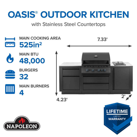 OASIS® Outdoor Kitchen Kit, Built-in 700 Series 32
