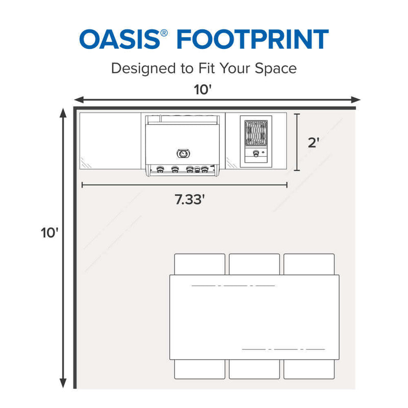 Load image into Gallery viewer, OASIS® Outdoor Kitchen Kit, Built-in 700 Series 32
