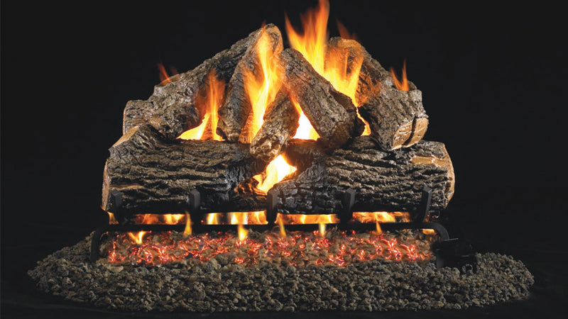 Load image into Gallery viewer, Fireplaces Real Fyre and Peterson Mississauga (Charred Oak).
