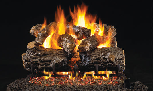 Fireplaces Real Fyre and Peterson Mississauga  (Burnt Rustic Oak).