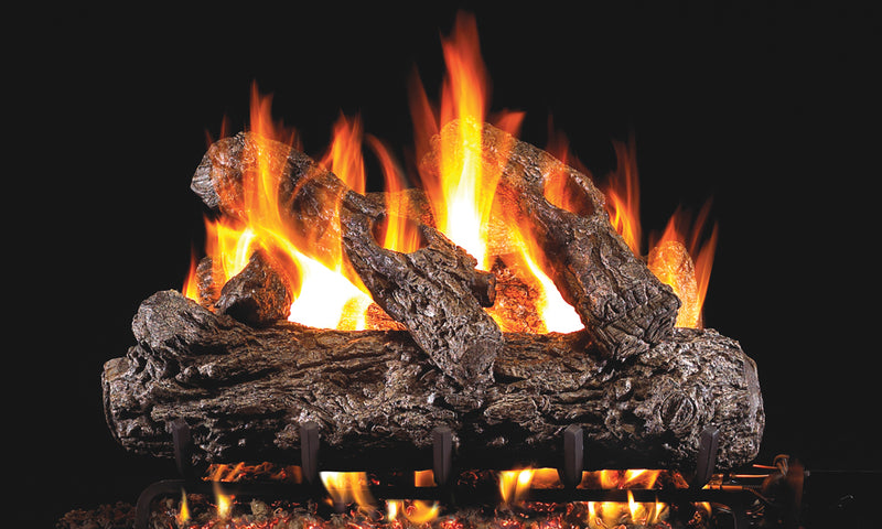 Load image into Gallery viewer, Fireplaces Real Fyre and Peterson Mississauga (Rustic Oak).
