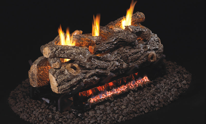 Load image into Gallery viewer, Fireplaces Real Fyre and Peterson Mississauga (Golden Oak Designer – G9).
