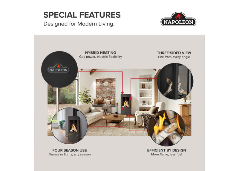 Load image into Gallery viewer, Elora™ Napoleon Gas Stove
