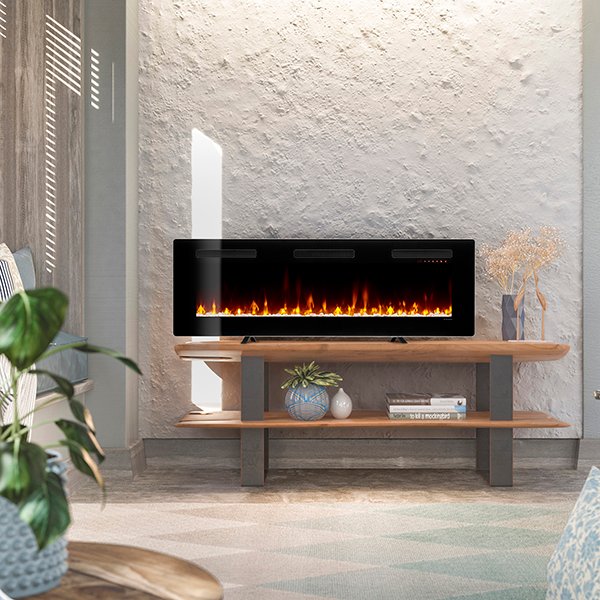 Load image into Gallery viewer, Sierra 60M" Linear Electric Fireplace
