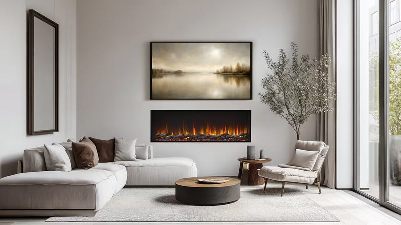 Load image into Gallery viewer, 43" Scion Clean Face Linear Electric Fireplace
