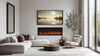 55" Scion Clean Face Linear Electric Fireplace