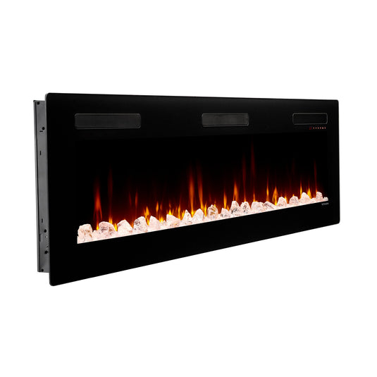 Sierra 72" Wall-mounted/Built-In  Linear Electric Fireplace
