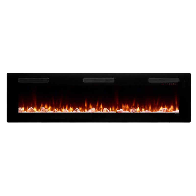 Load image into Gallery viewer, Sierra 72" Wall-mounted/Built-In  Linear Electric Fireplace
