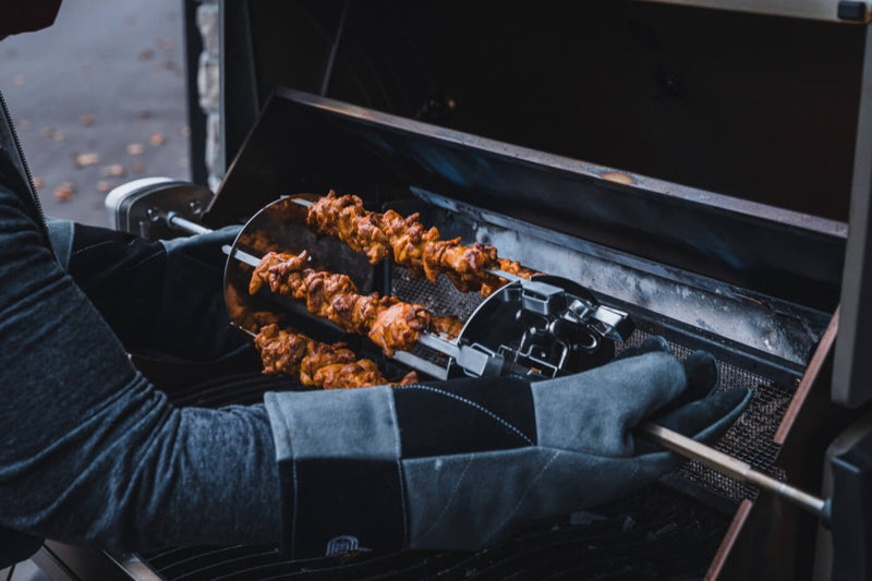 Load image into Gallery viewer, Rotisserie Shish-Kebab Skewer Set
