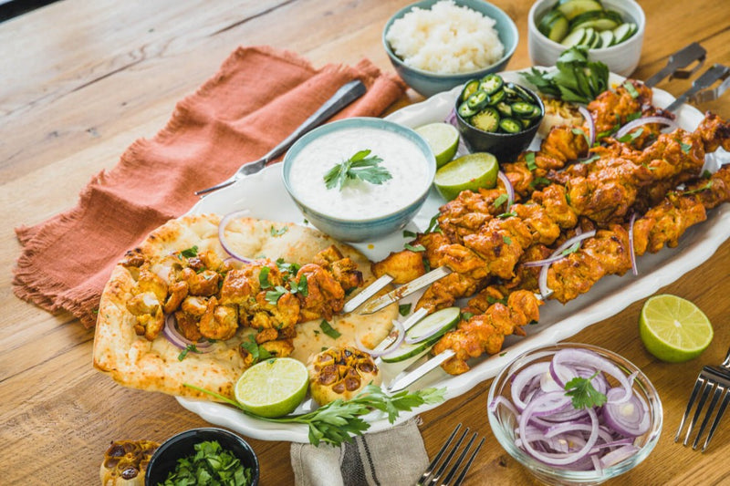 Load image into Gallery viewer, Rotisserie Shish-Kebab Skewer Set
