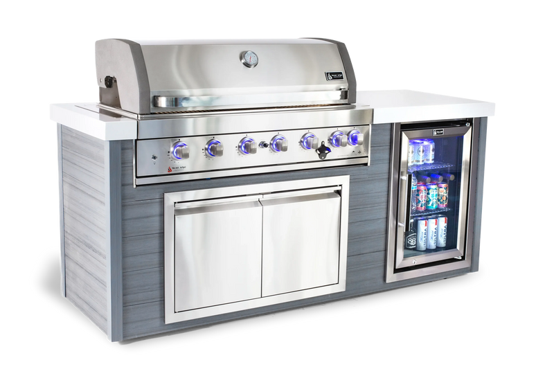 Load image into Gallery viewer, Mont Alpi 6 Burner Stainless Steel Artwood Outdoor Kitchen
