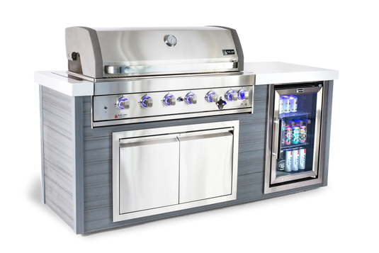 Mont Alpi 6 Burner Stainless Steel Artwood Outdoor Kitchen