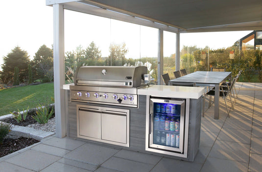 Mont Alpi 6 Burner Stainless Steel Artwood Outdoor Kitchen