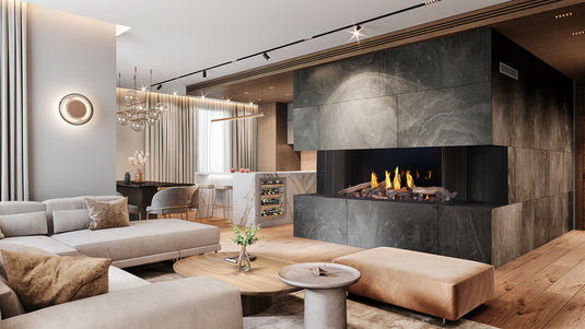 Tall Bay Luxuria™ 62 Napoleon Multi-Sided Gas Fireplace