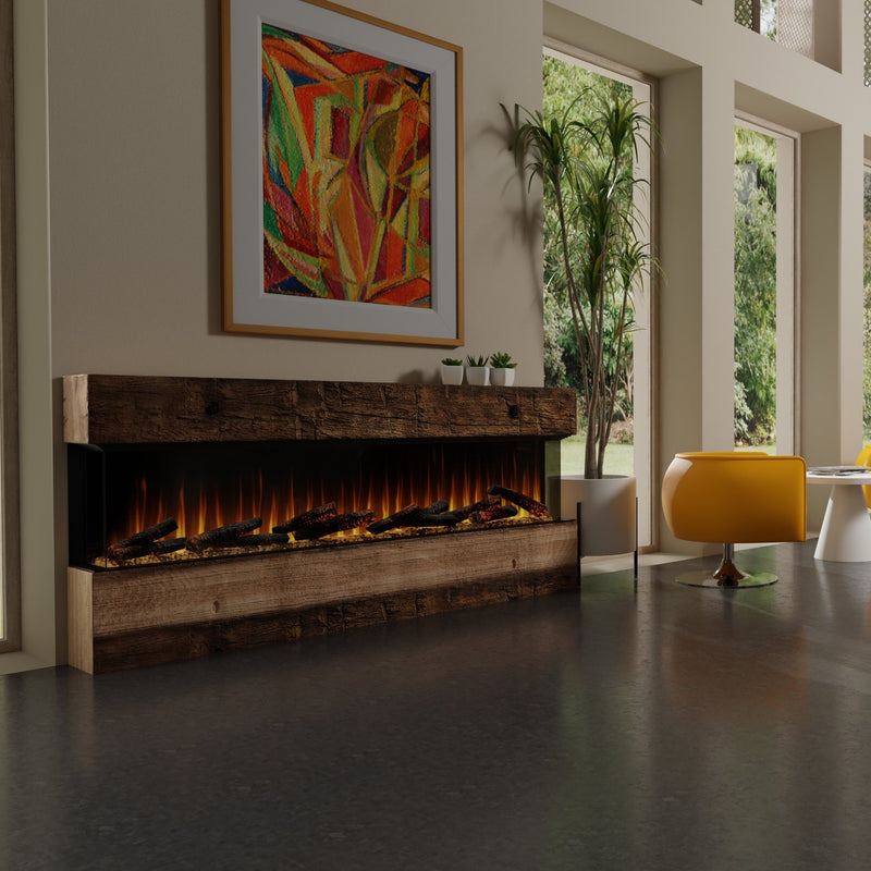 Load image into Gallery viewer, Ignite Ultra 88" Linear Electric Fireplace
