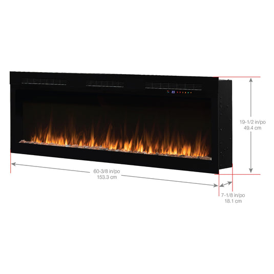 Vital Sense 60in Linear Fireplace