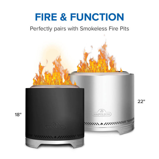 Round Fire Pit Side Table